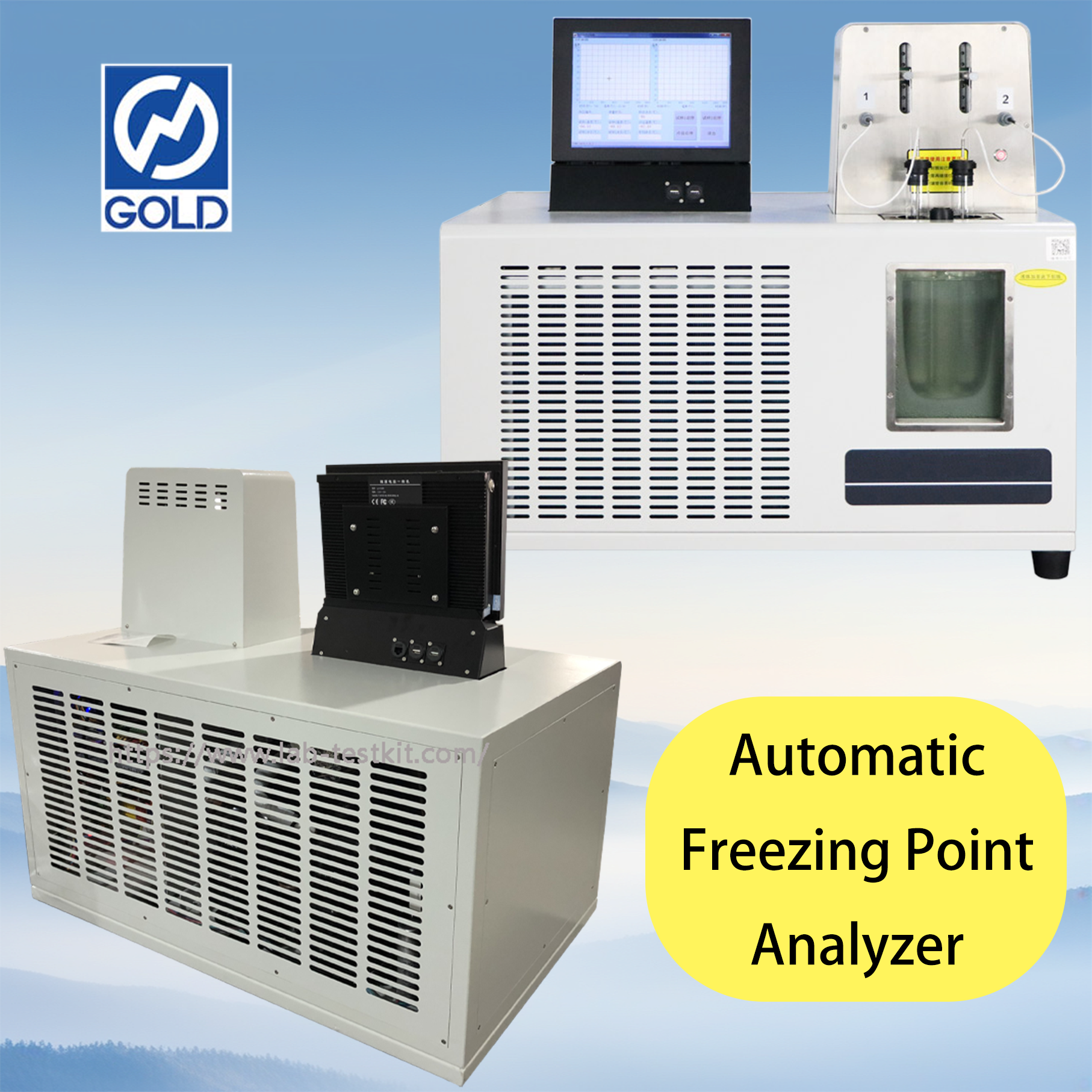Engine Coolant Freezing Point Tester ASTM D1177 Antifreeze and Coolant Tester for Freezing Point of Aqueous Engine Coolants