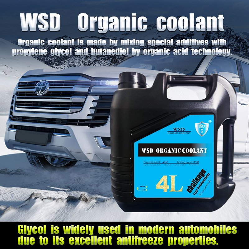 WSD -30 Degrees Celsius Antifreeze Inhibit Corrosion Radiator Coolant Liquid Coolant for Automotive