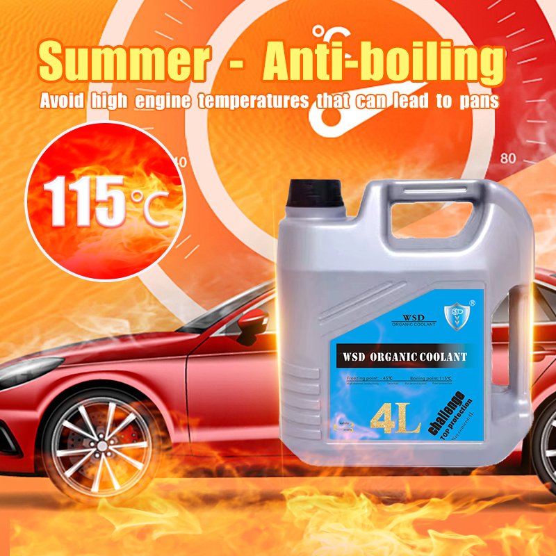 WSD -30 Degrees Celsius Antifreeze Inhibit Corrosion Radiator Coolant Liquid Coolant for Automotive