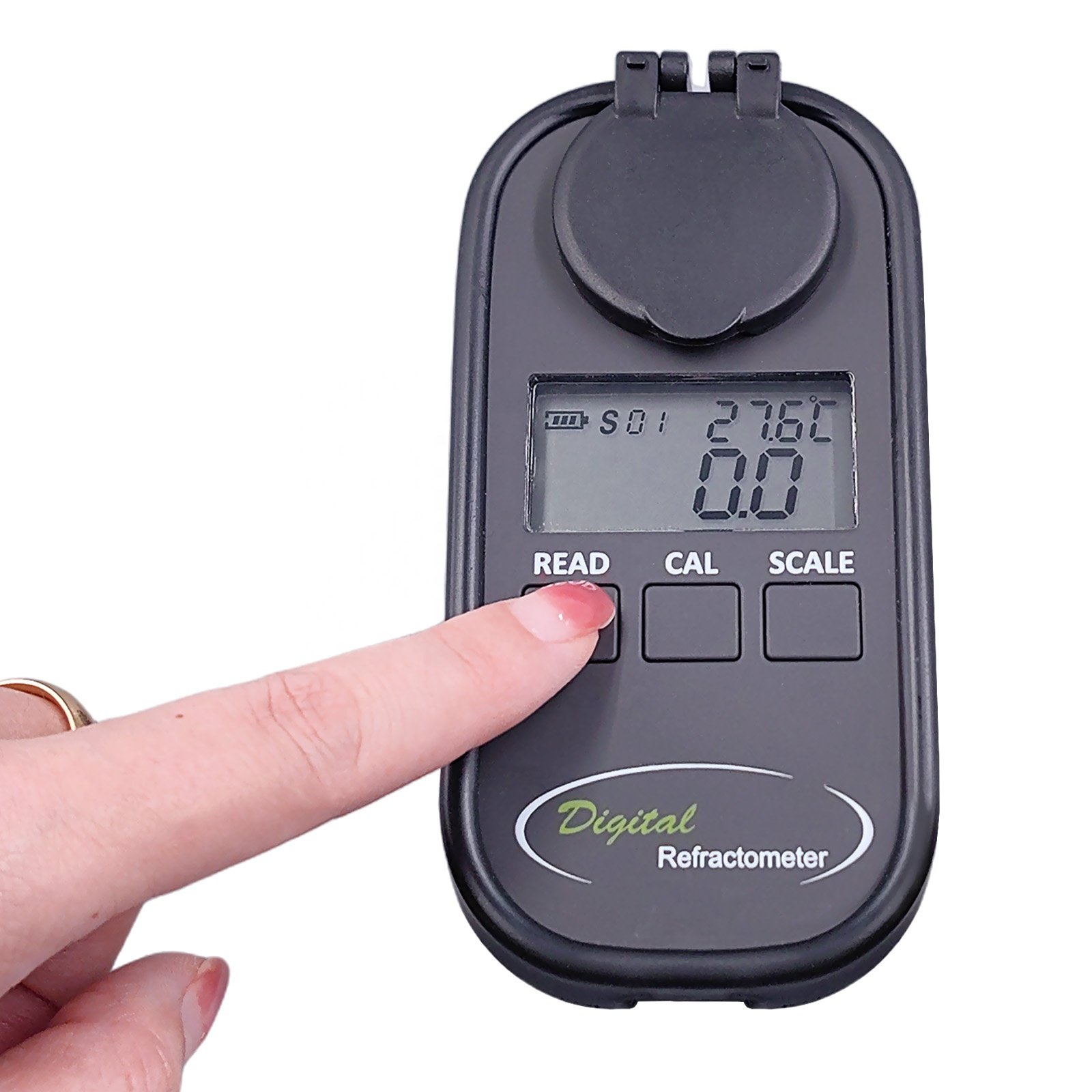 Digital Car/Antifreeze Refractometer -40~0 Range Cleaner Meter 0.5% Precision 0.1% Resolution Refractive Index Portable
