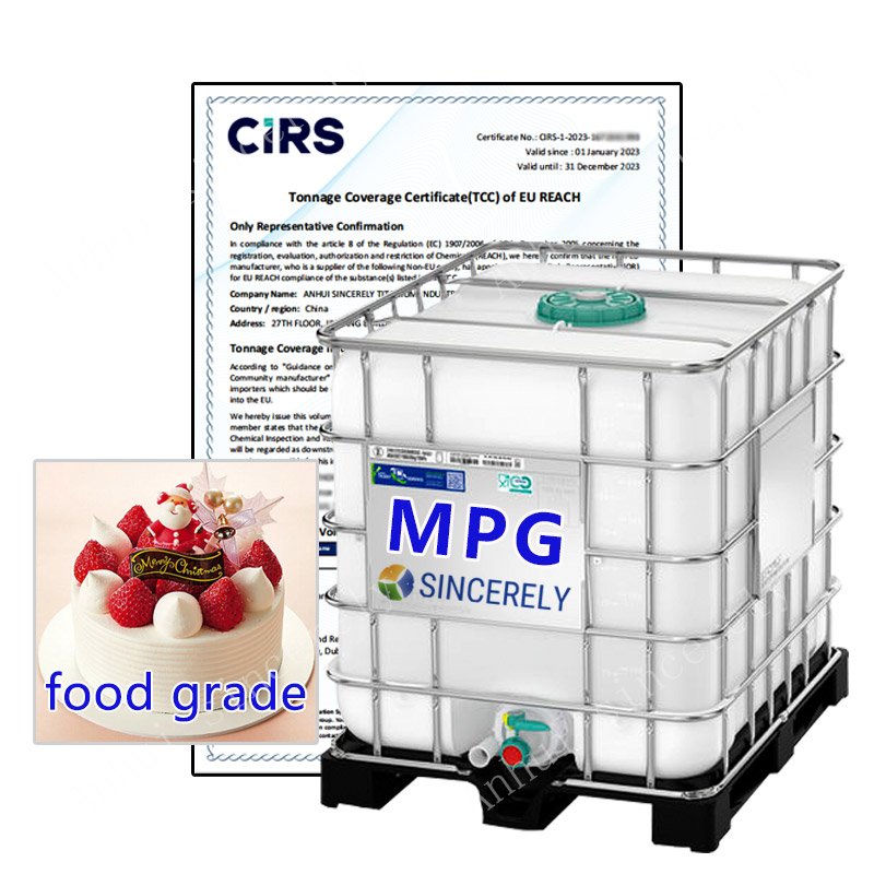 High Pure Odorless 99.90% Cosmetic Raw USP High Quality Propylene Glycol