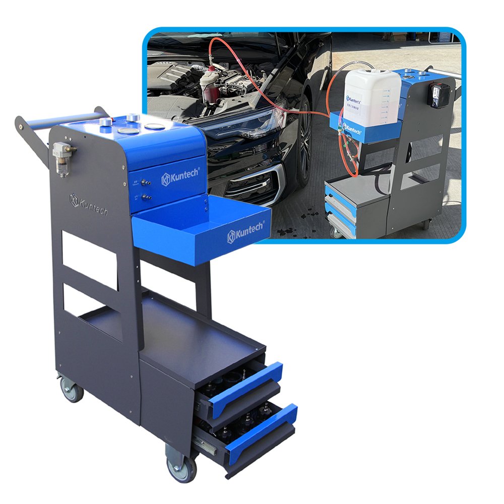 220V Coolant System Tank Radiator Fluid Changer for Car Care Equipment Refrigerant Filler