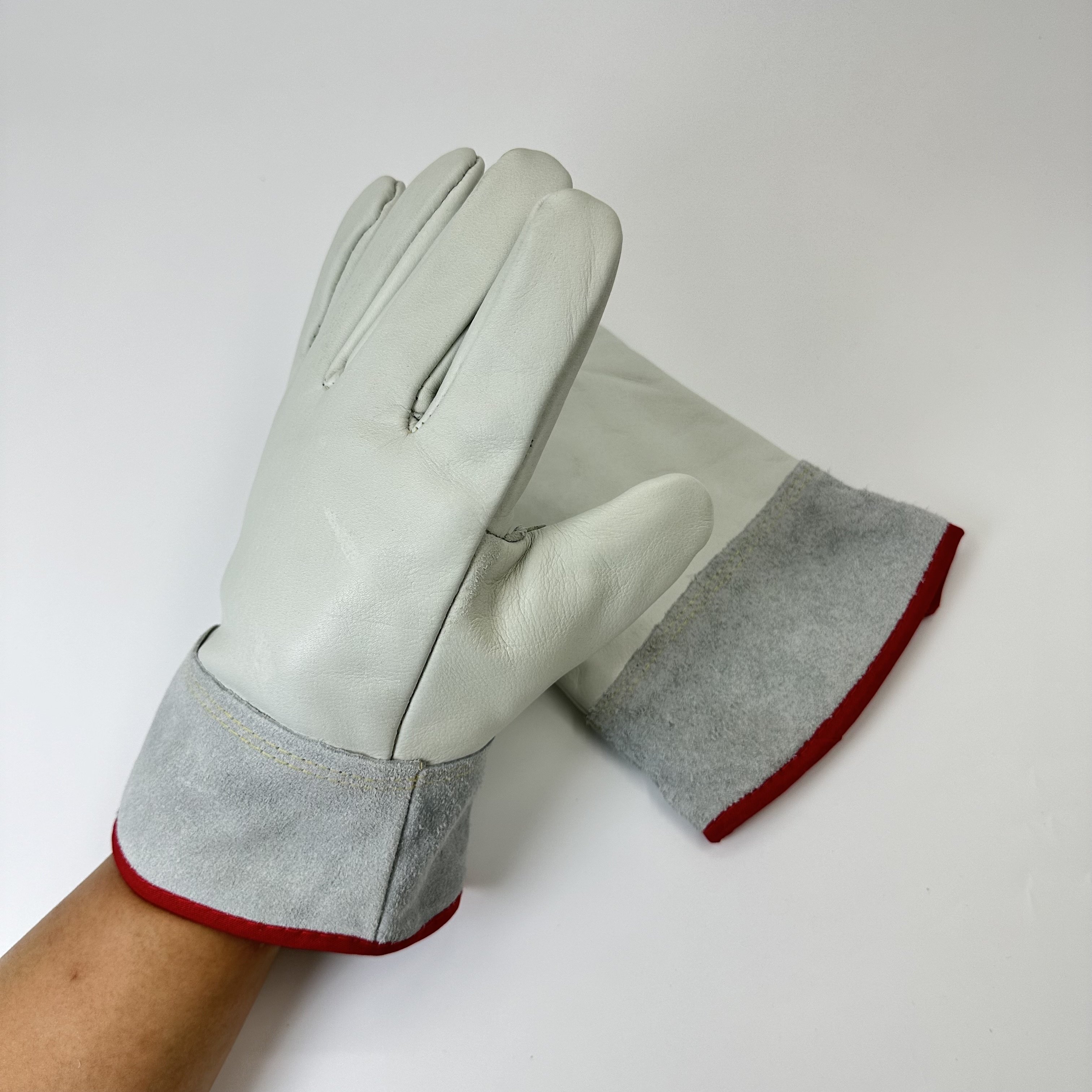 Cold Low Temperature Freeze Cryogenic Liquid Nitrogen Cold Storage Leather Work Gloves 25cm,30cm,35cm,40cm,45cm,60cm