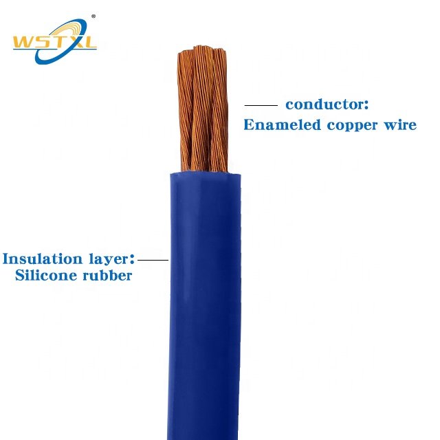 Silicon Enamelled High Temperature Wire Special Soft Wire Waterproof and Antifreeze Pipe Welding Power Cable