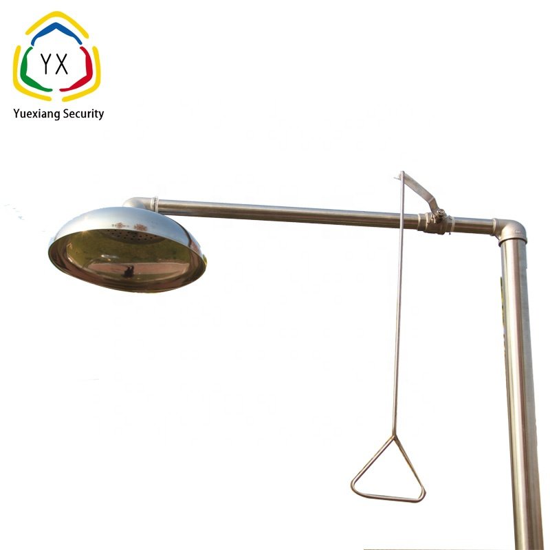 Compound Stainless Steel Antifreeze Emergency Shower Eye Wash Equipment with Foot Pedal