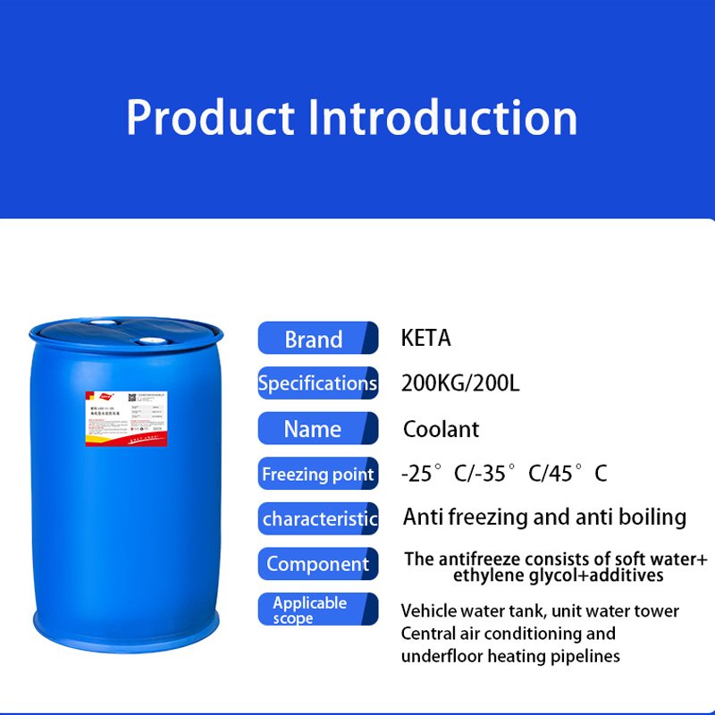 Organic Red Coolant 4KG 18KG Multi-purpose Ethylene Glycol Antifreeze