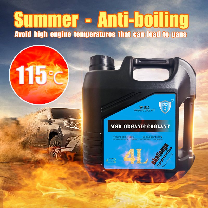 Organic -45 Degree Celsius Antifreeze Protects the Coolant Efficiently