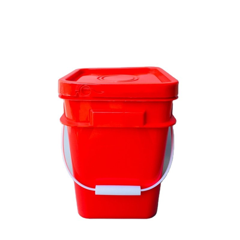 Waterproof Pail Water Storage Bucket Customization Heavy Duty with Lid Handle Plastic Paint Bucket