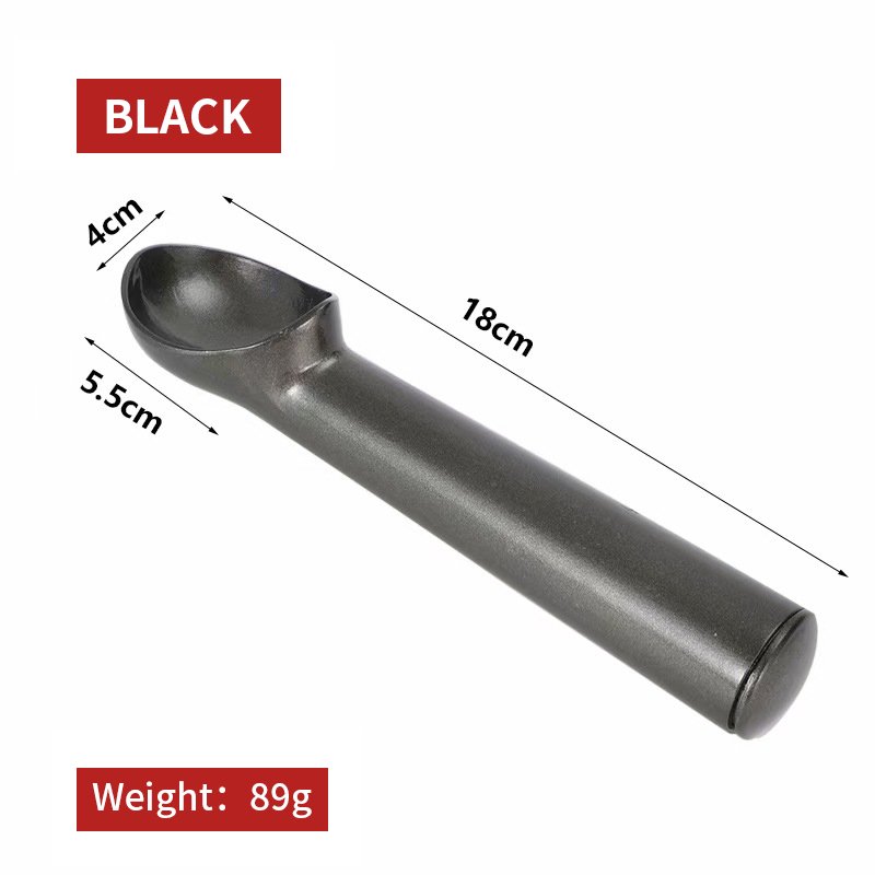 Portable Aluminum Alloy Ice Cream Scoop Spoon Non-Stick and Anti-Freeze Sustainable Home Kitchen Accessory