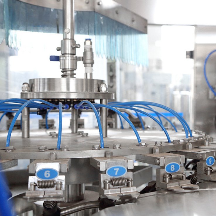 Automat for Packaging Drinking Water in Plastic and Glass Bottle Filling Machine for Production Line in Pouch and Can Types