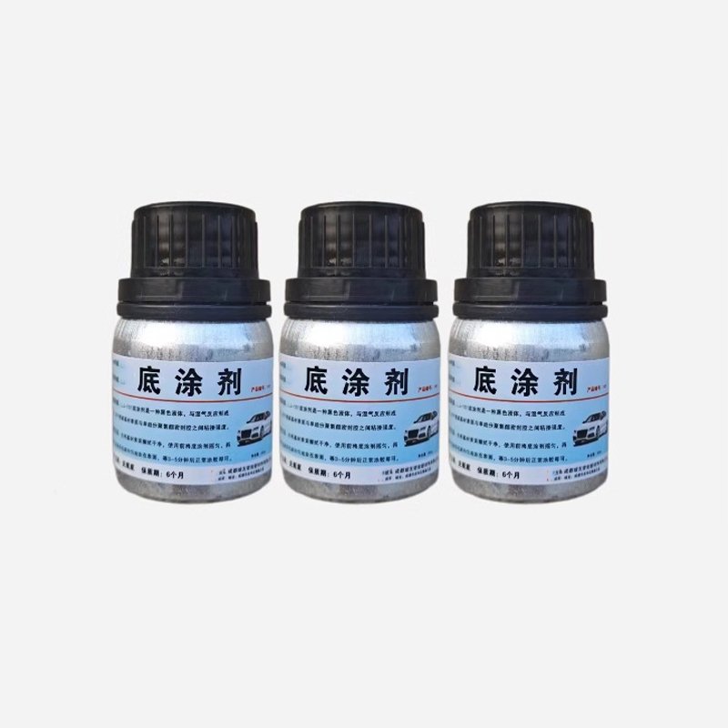 Black Auto Glass Polyurethane Sealant Windshield Primer