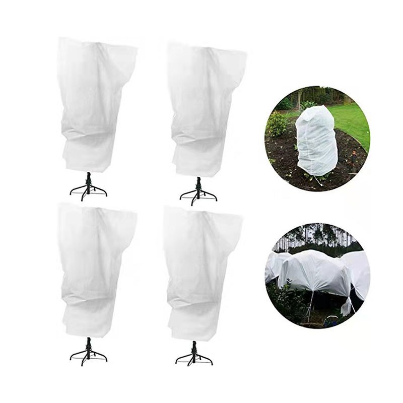 Thickened Fruit Tree Covers Nonwoven Plant Bag Winter Plant Protective Cover Pull Rope Frost Proof Cover