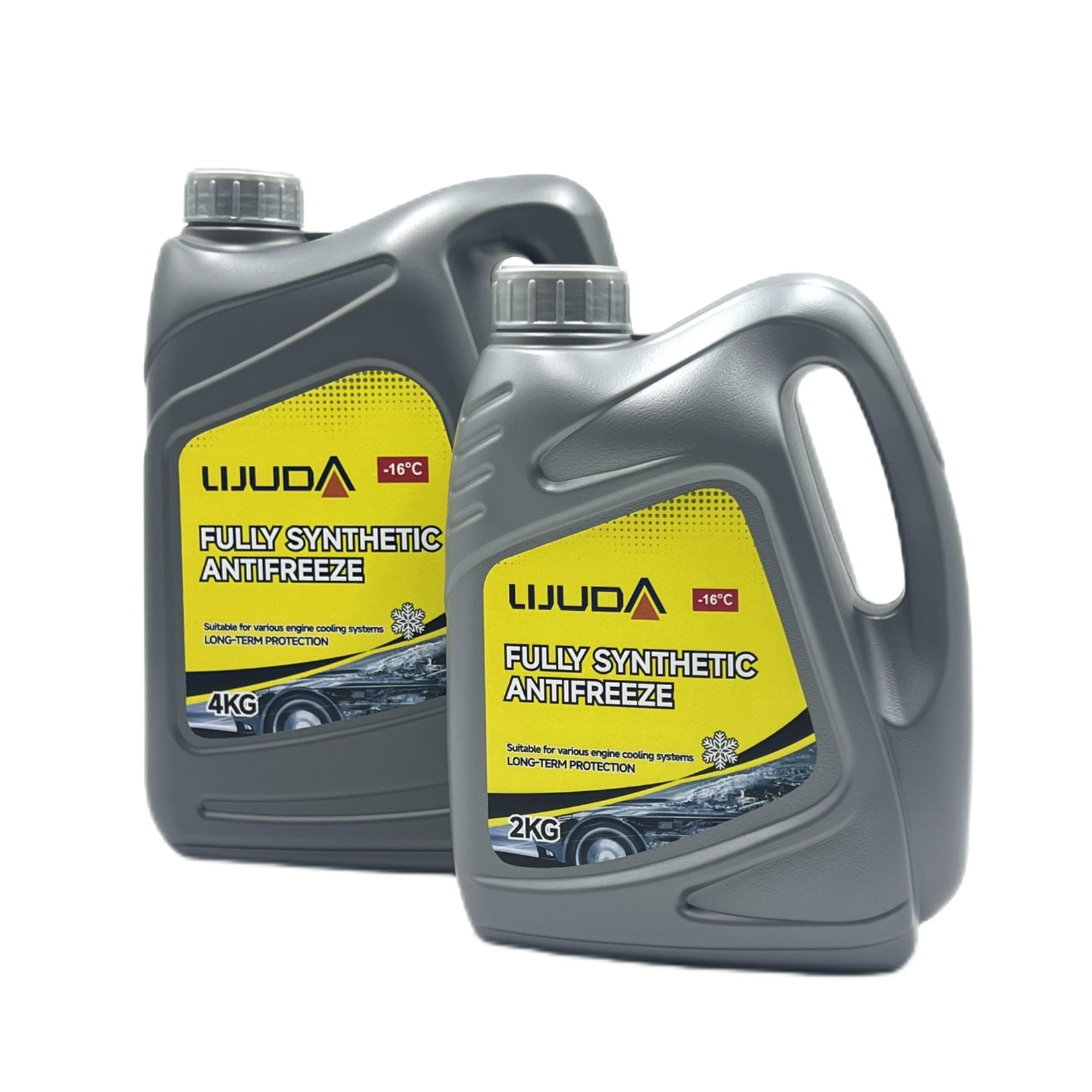 Lijunda High Quality Long Life 2L -16℃ Red Antifreeze Eythelene Glycol Coolant Engine Radiator Coolant for Car