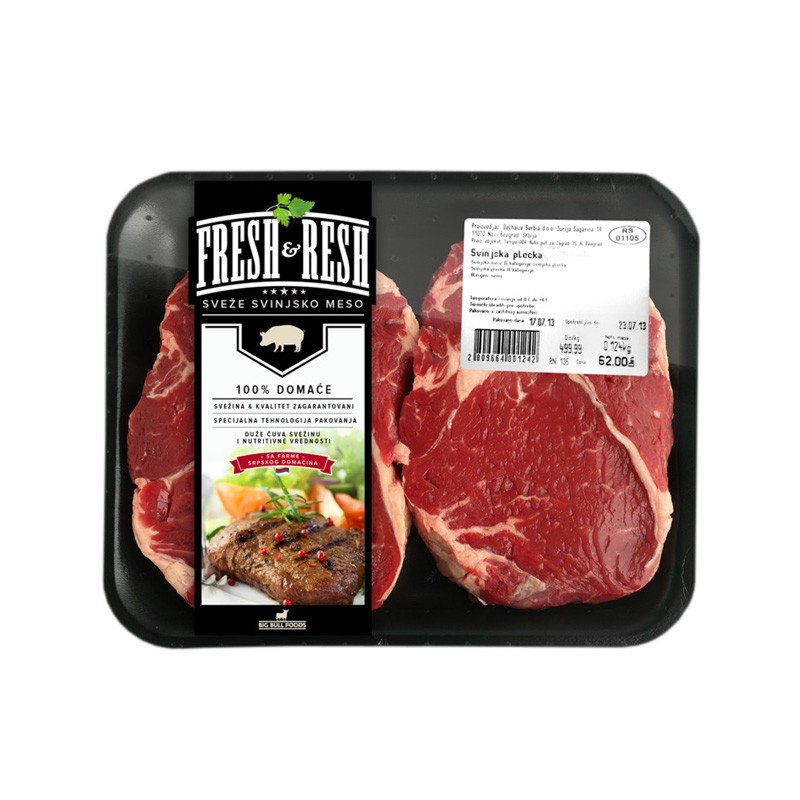 Factory Custom Printing Meat Packaging Label Stickers