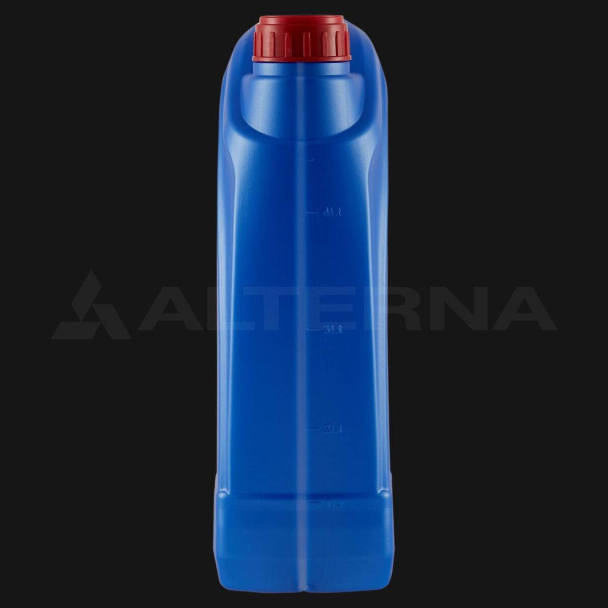 5 Litre Plastic Motor Oil Container with 50 mm Aluminum Seal Cap for Motor Oils Transmission Fluids Brake Hydraulic Antifreezes