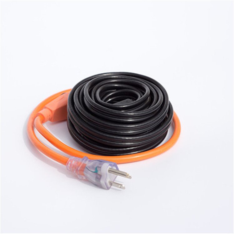 240V 16W/m PVC Insulated Tinned Copper Heating Cable Water Pipe Antifreeze Manufacture