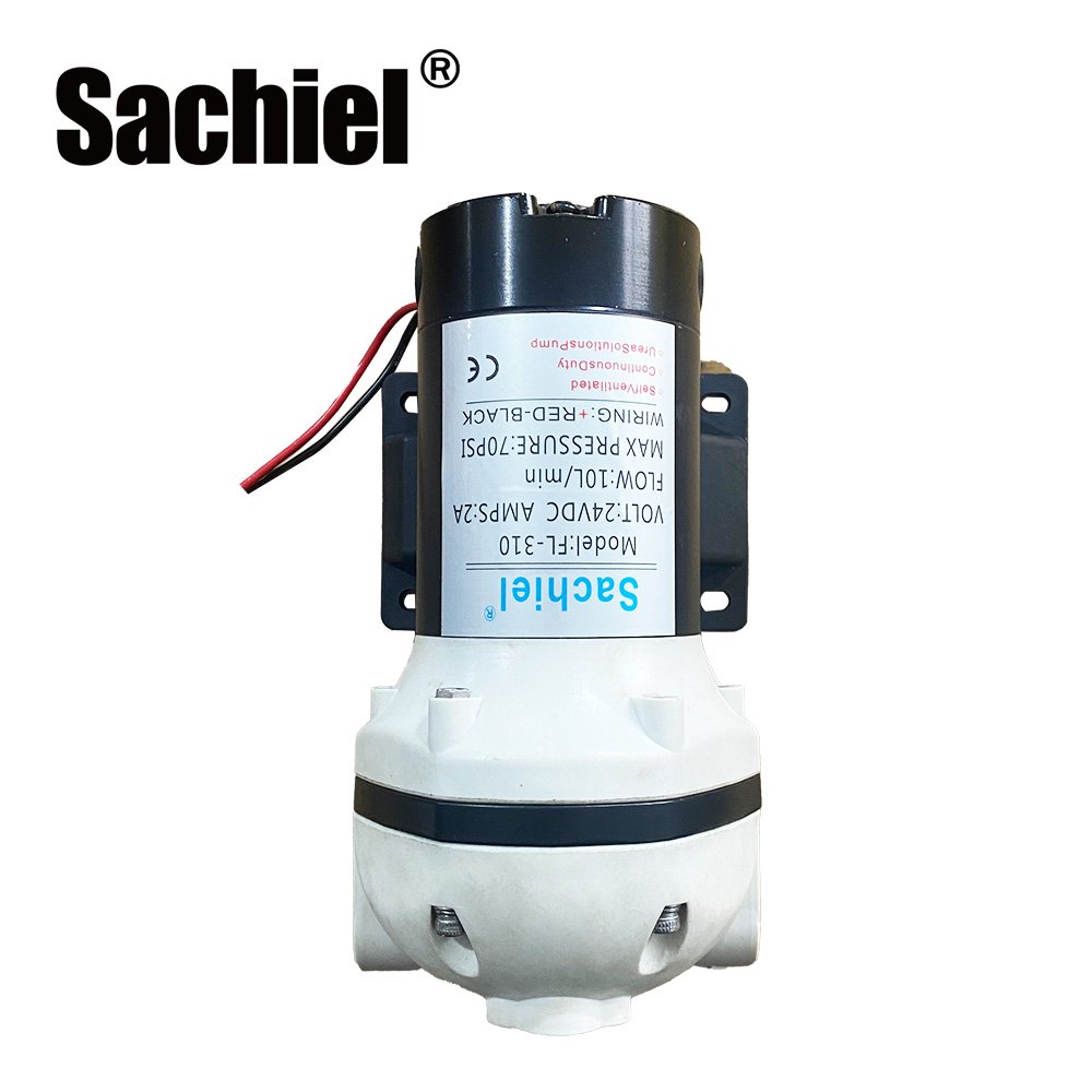 10L High Pressure Electric Diaphragm Pump 60Hz DC Motor Metal for Clean Water Acid Alkali Antifreeze for Laundry Detergent OEM
