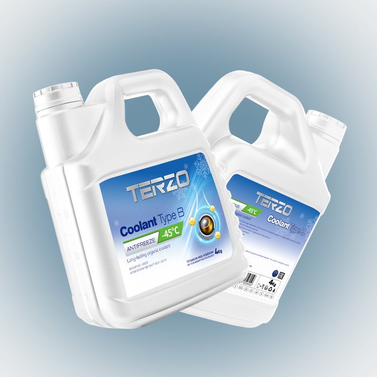 TERZO Concentrated Ethylene Glycol Anti-Freeze Liquid Superior Cooling Performance Diesel Engines