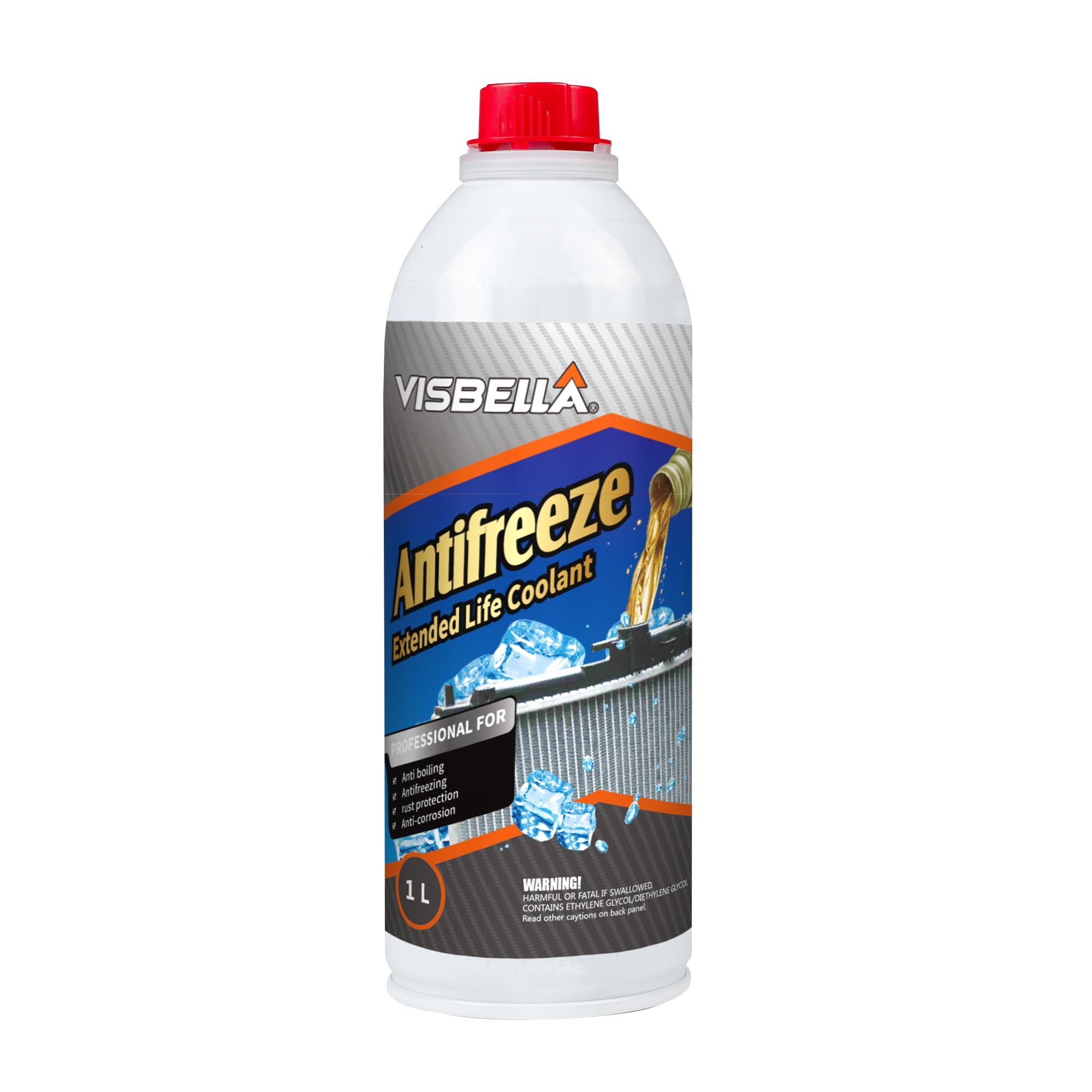 Visbella Multiple Effect Antifreeze Radiator Coolant Antifreeze for Engine