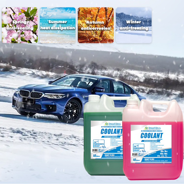 Auto Part Cooling Antifreeze Coolant 10 Litres Green/blue/red Color Antifreeze Engine Coolant Liquid for Heat Dissipation