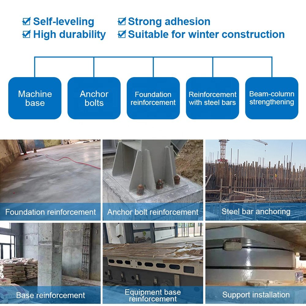 Non-Shrink Construction Cementitious High Strength Concrete Cement for Repair
