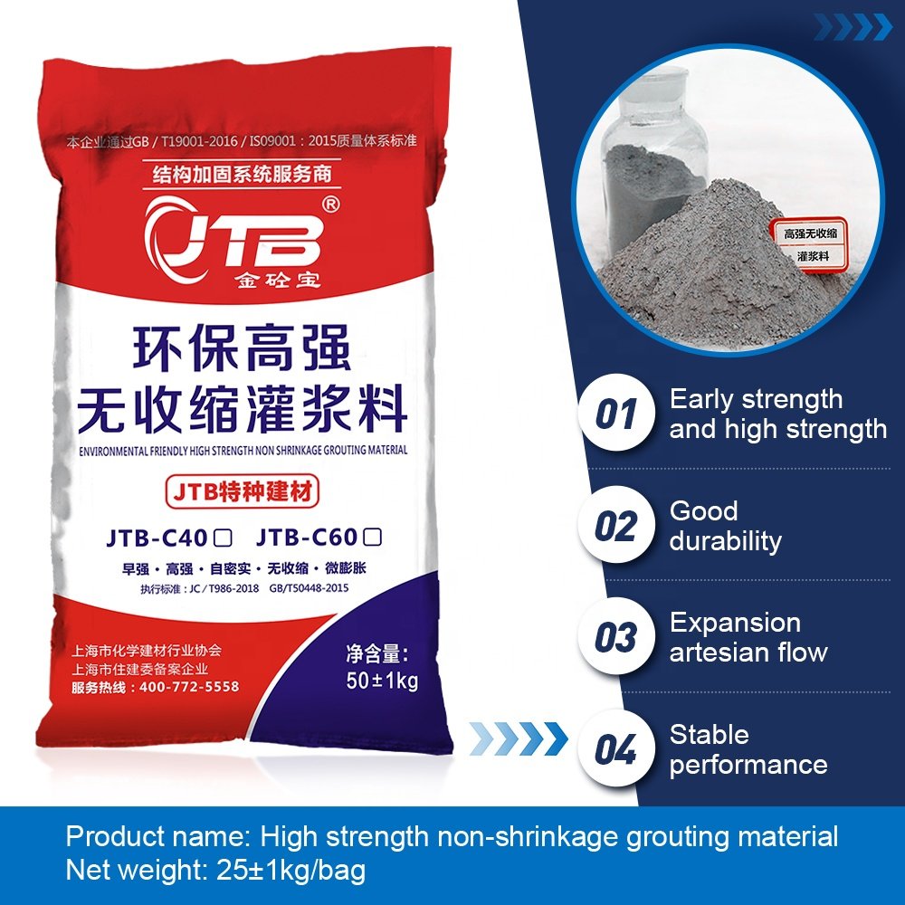 Non-Shrink Construction Cementitious High Strength Concrete Cement for Repair