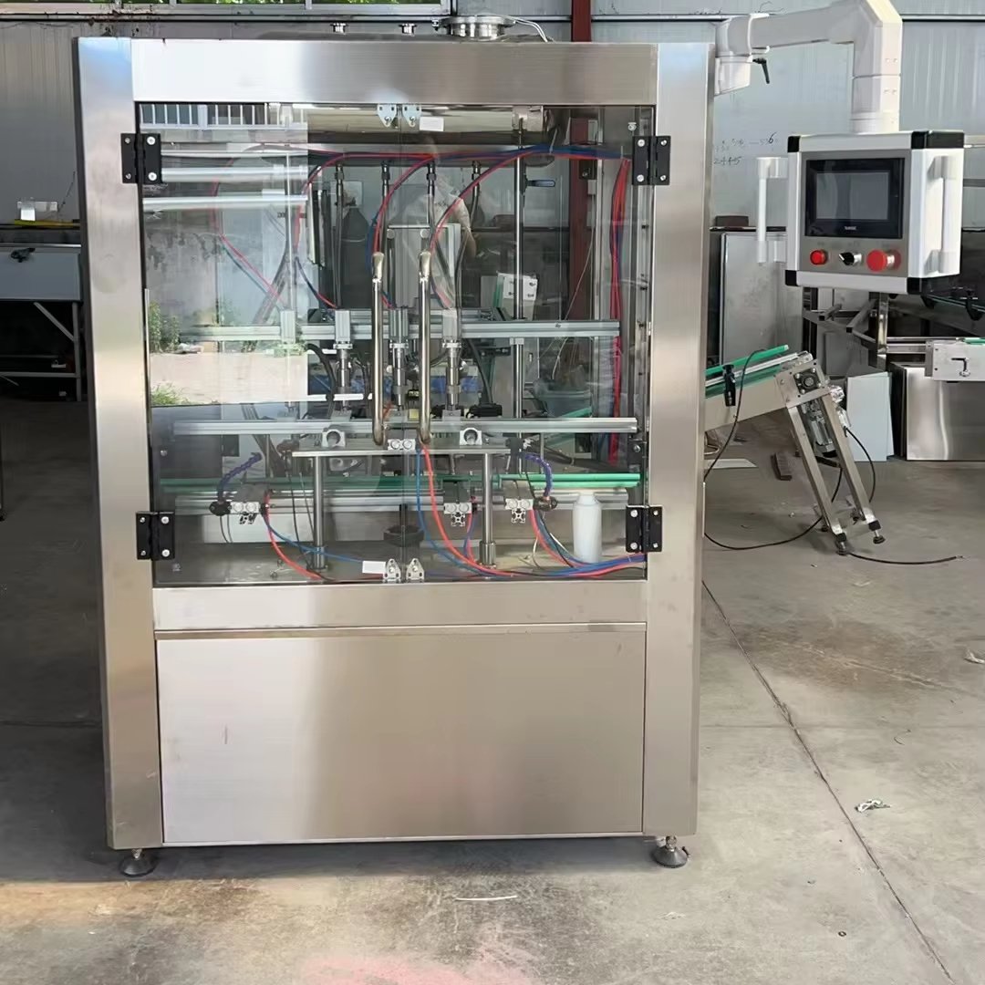 Orshang Automatic Desktop Liquid Filler Water Oil Juice Bottle Filling Machine with Capping and Labeling Features