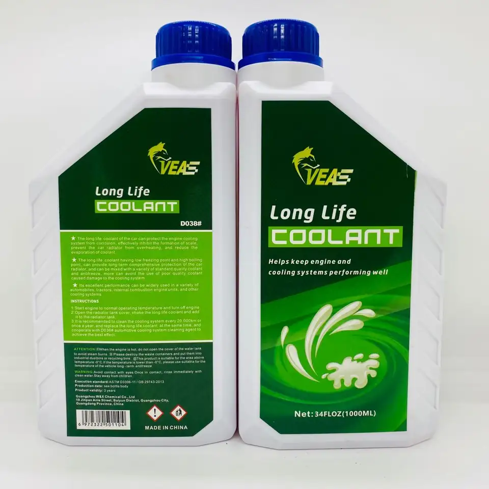 1kg Long Life Waterless Car Antifreeze Concentrate Fluid Engine Radiator Coolant Water for Trucks