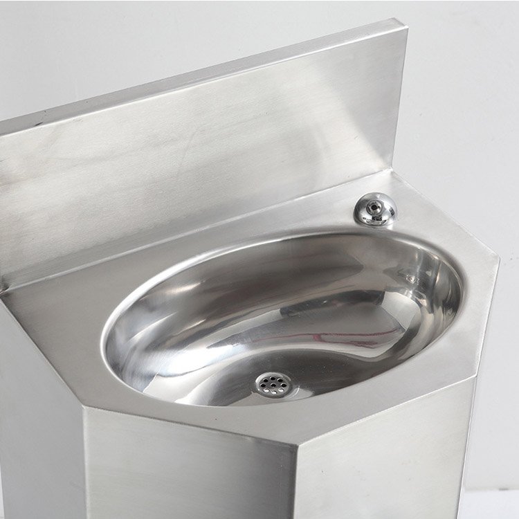 Sanitary Ware Western One Piece Prison Toilet Sink Combination Antifreeze Cracking Stainless Steel Toilet Bowl With Faucet