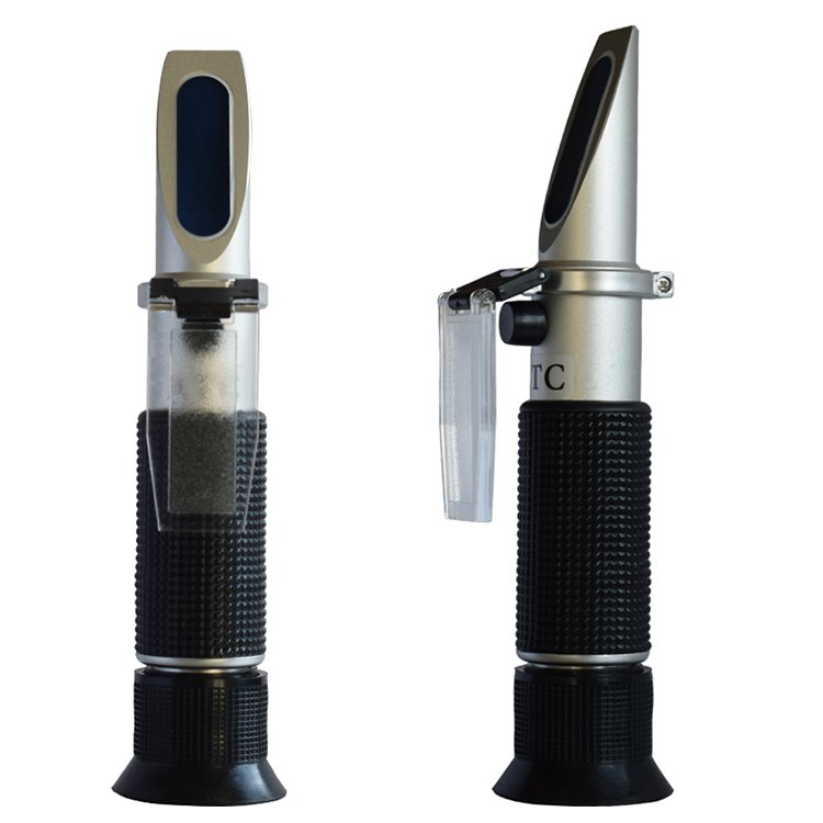 Antifreeze Refractometer for Checking Freezing Point of Coolant and Battery Fluid Condition Battery Acid Antifreeze Tester