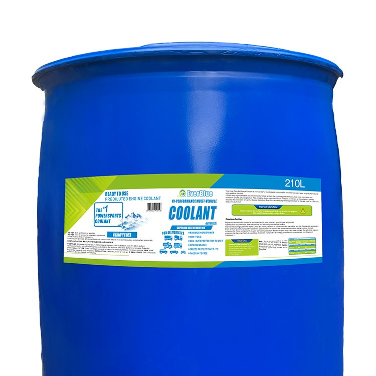 Wholesale Anti-freeze Coolant 210l Water Coolant Car Antifreeze Green Coolant for Heavy Truck