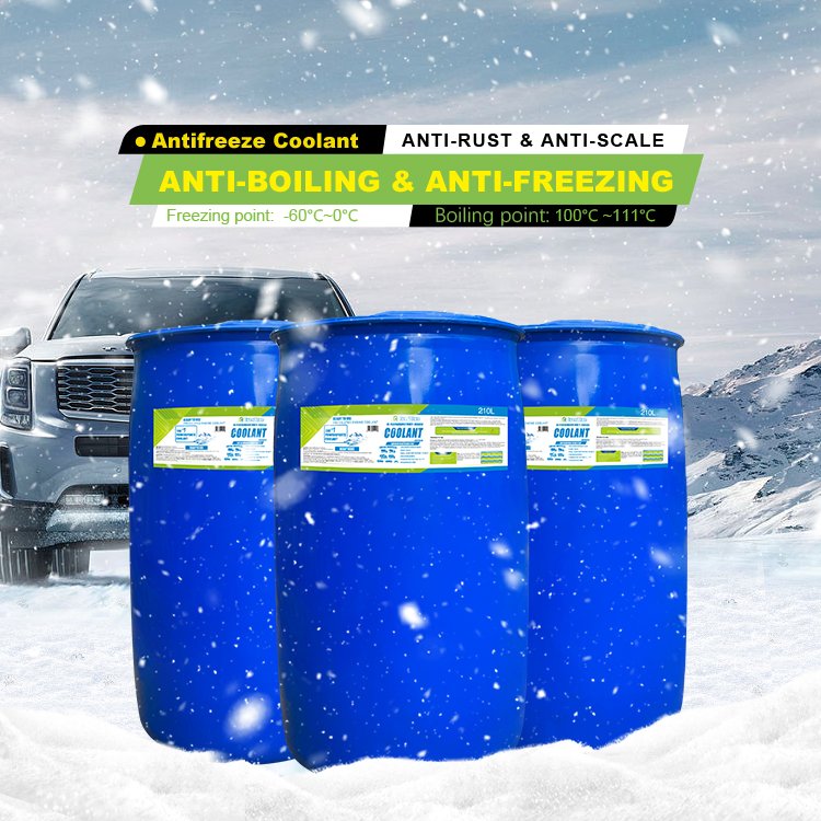 Wholesale Anti-freeze Coolant 210l Water Coolant Car Antifreeze Green Coolant for Heavy Truck