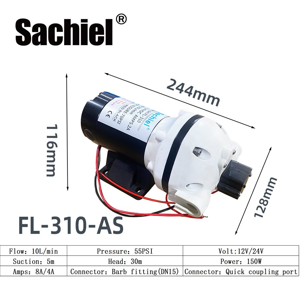 24-Hour Automatic Electric Pump High Pressure DC Motor OEM Acid Alkali Antifreeze & Chemical Vaccum Pump for Clean Water