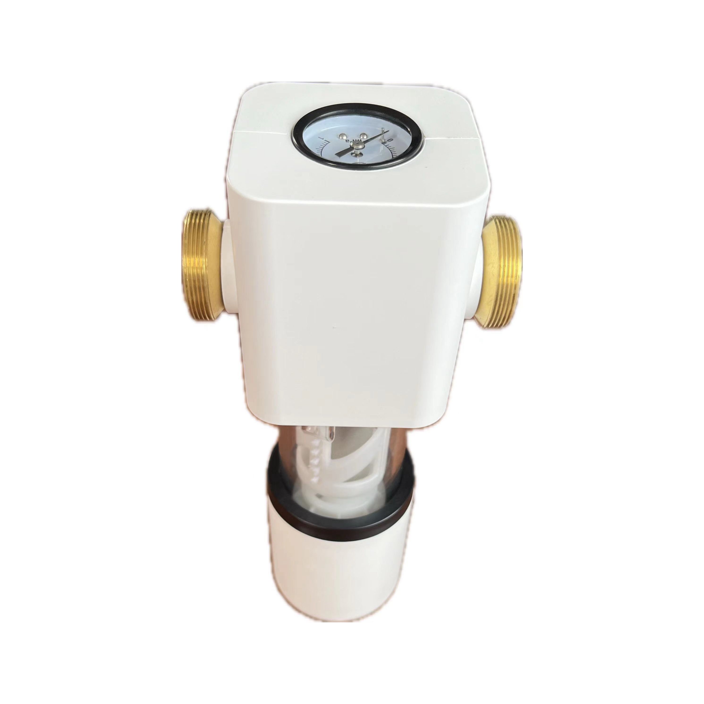 High Quality Brass+Plastic Water Prefilter With Accessories 15-20 Antifreeze Self-Cleaning With Records