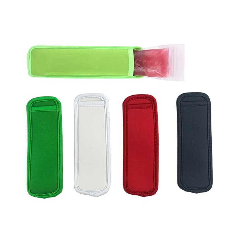 Neoprene Ice Pole Sleeves Bag Reusable Popsicle Bags Ice Pop Sleeves Antifreezing