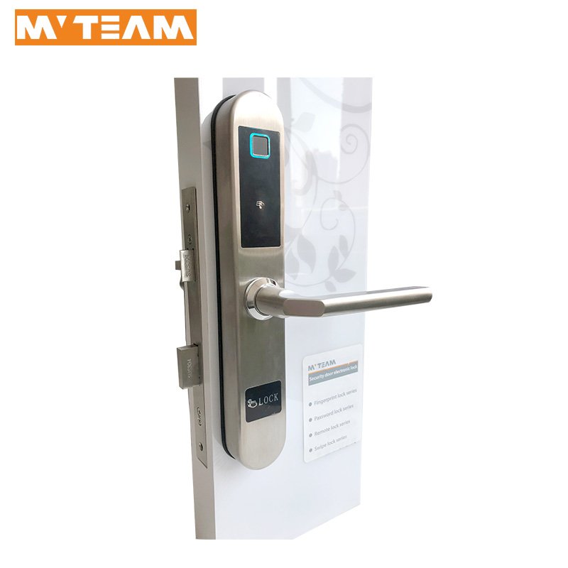 Outdoor Waterproof Antifreeze Door Lock Smart Fingerprint Password Sliding Door Lock for Aluminium Glass/Garage Door