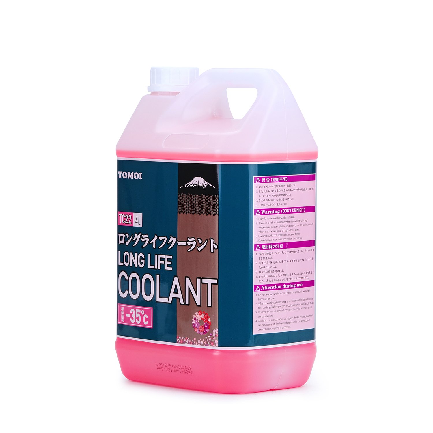 TOMOI TC-22 Antifreeze Long Life Coolant for Cars -35 Degree Functional Universal Coolant