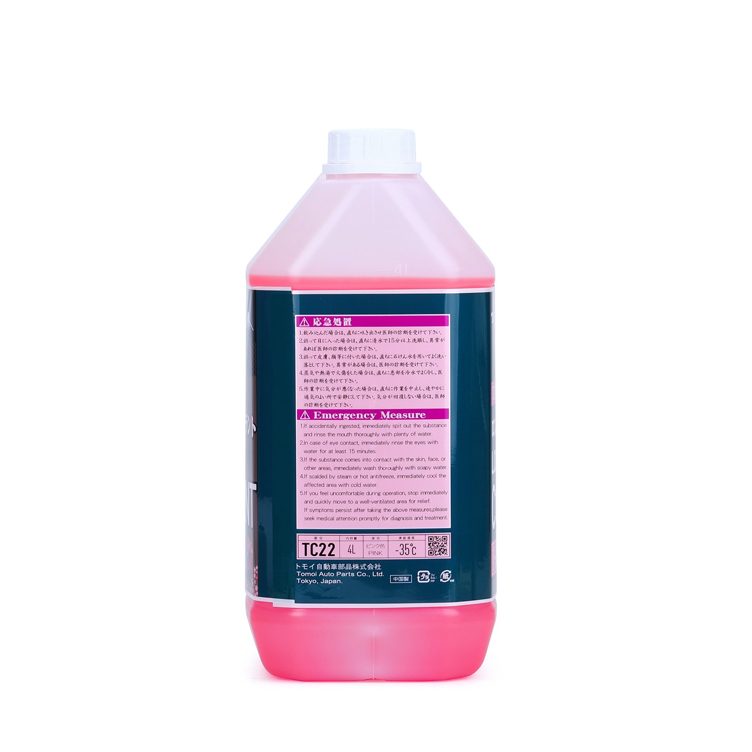 TOMOI TC-22 Antifreeze Long Life Coolant for Cars -35 Degree Functional Universal Coolant