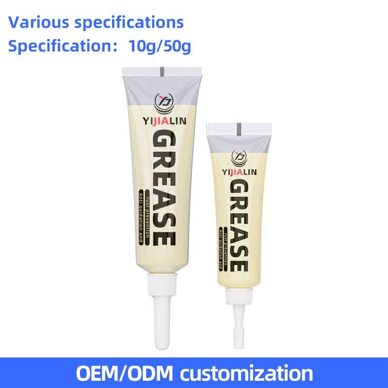 Synthetic Grease Toothpaste Tube Low Temperature 10g/50g Antifreeze Noise Reduction Door Handle Limiter NSF Certified Base Oil