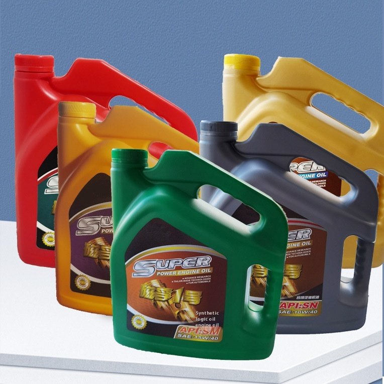 4L Thickened Antifreeze Drum 4 Liter Lubricating Oil Plastic Drum Auto Supplies Storage Recyclable Raw Material Eco-Friendly