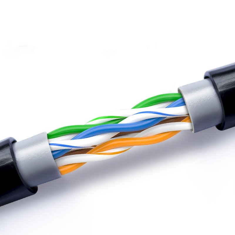 CAT5 Oxygen-free copper waterproof antifreeze and antiaging engineering grade network cable Outdoor monitoring network cable