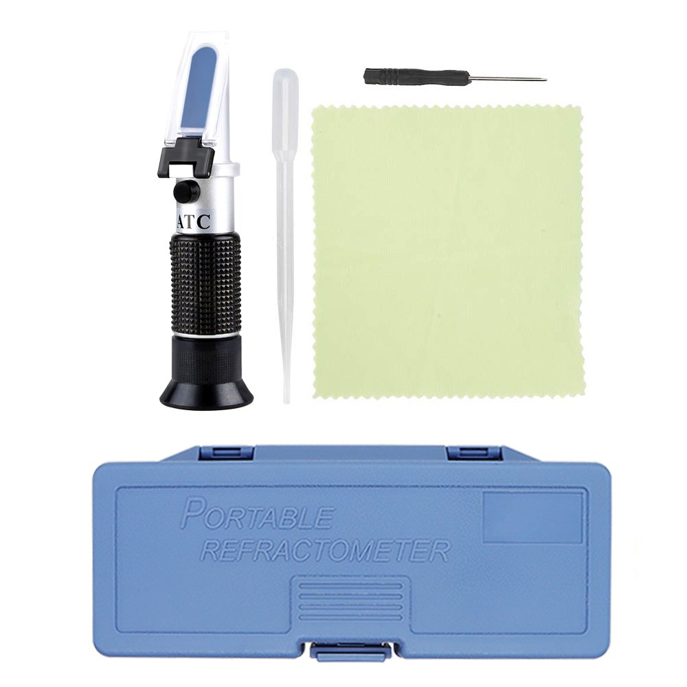 Hand Held Car Battery Antifreeze Glass Solution Propylene Glycol Ethylene Glycol -50- 0 Degree Refractometer