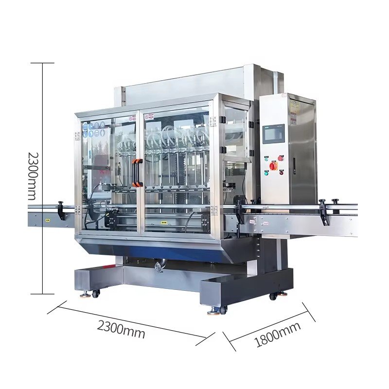 Automatic Bottle Honey paste jam gel Edible Oil Lubricating Oil Antifreeze Hand Sanitizer liquid Filling Machine