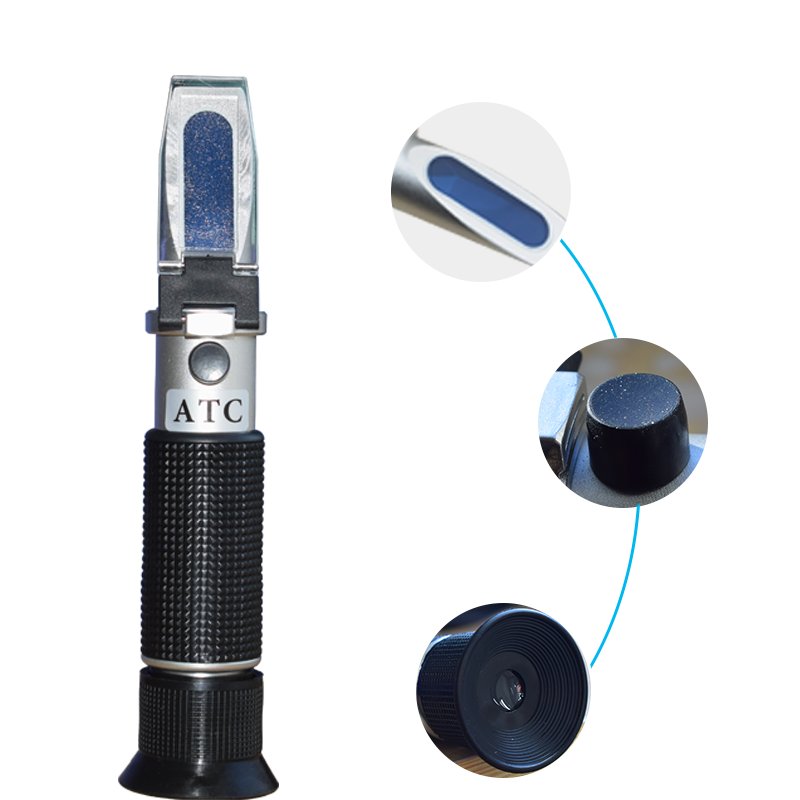Hand Held 0-100% Salinity Refractometer Salt Test Meter