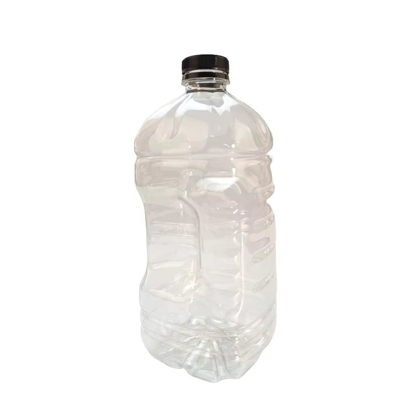 2LPET Transparent Plastic Car Glass Water Bottle