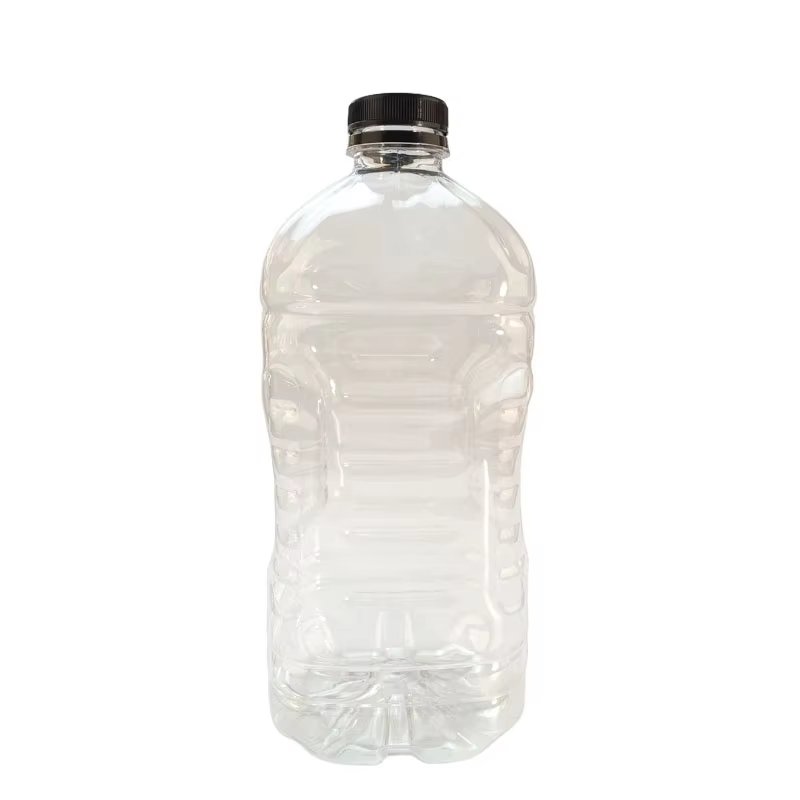 2LPET Transparent Plastic Car Glass Water Bottle
