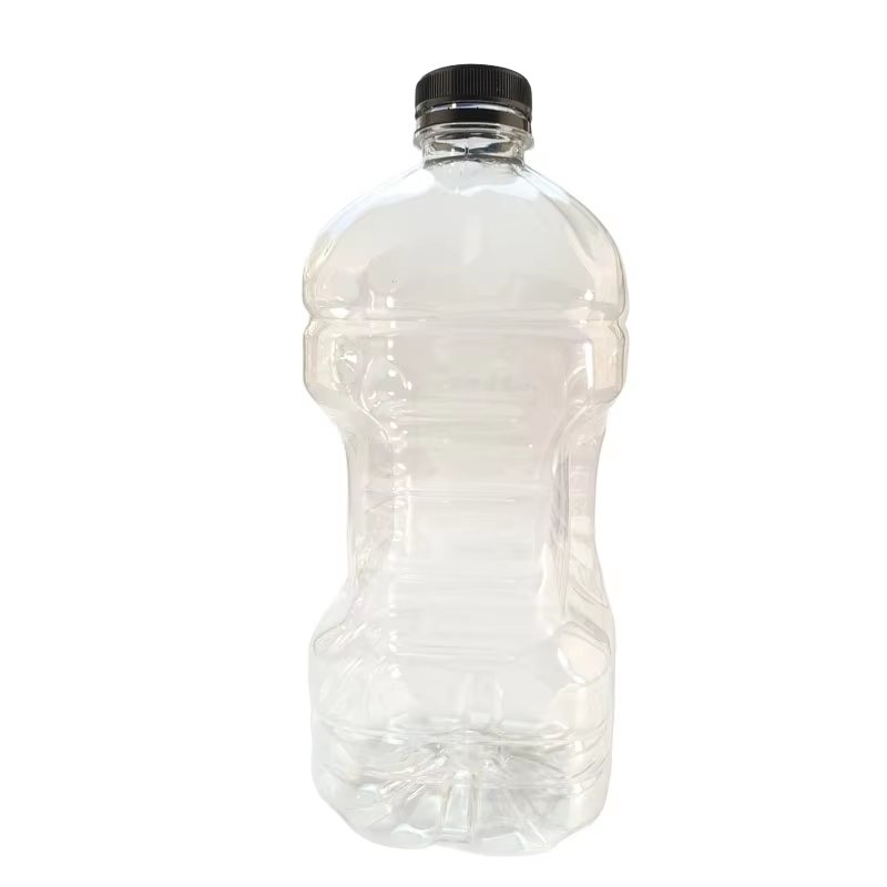 2LPET Transparent Plastic Car Glass Water Bottle