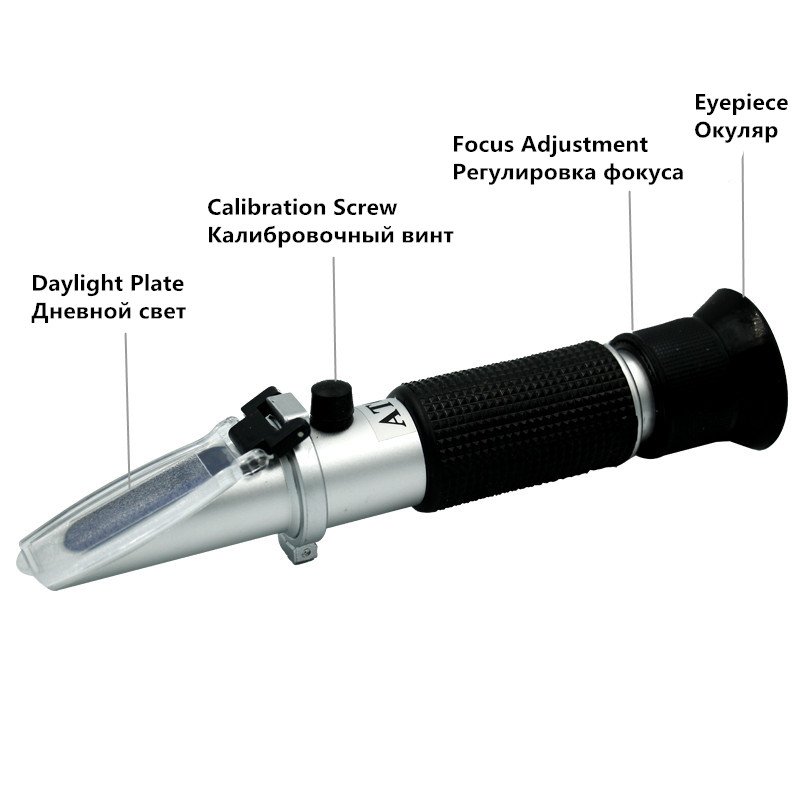 30-35% Handheld Vehicle Urea Tester Ethylene Glycol Antifreeze Freezing Point Car Battery Refractometer Tester with ATC 50%OFF