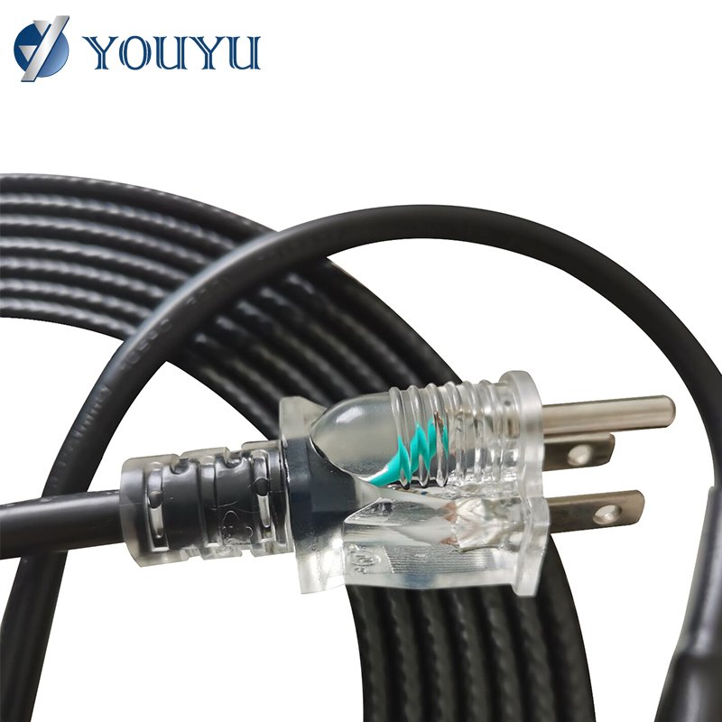 Defrost Antifreeze Under Floor Heating Cable for Heated Floor Heat Trace Cable with Lamp Plug