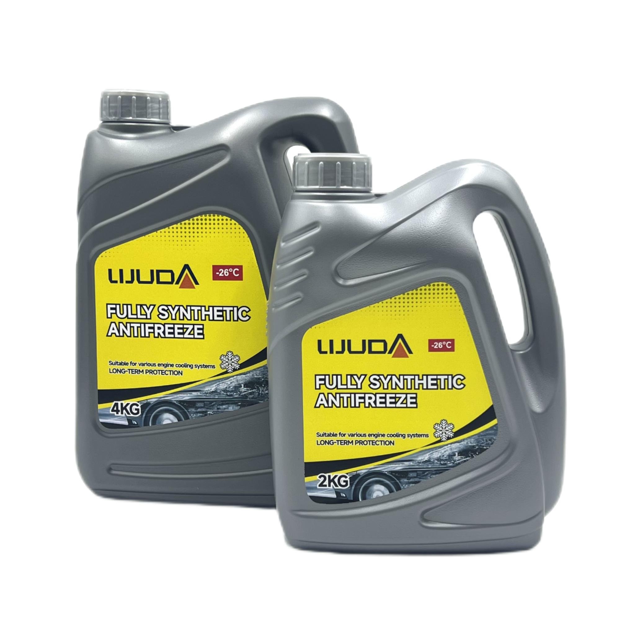 Lijunda 2L -26℃ Red Long Life High Quality Antifreeze Eythelene Glycol Coolant Engine Radiator Coolant for Car